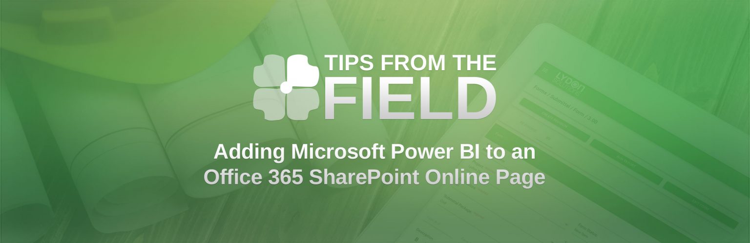 Adding Microsoft Power BI To An Office 365 SharePoint Web Page