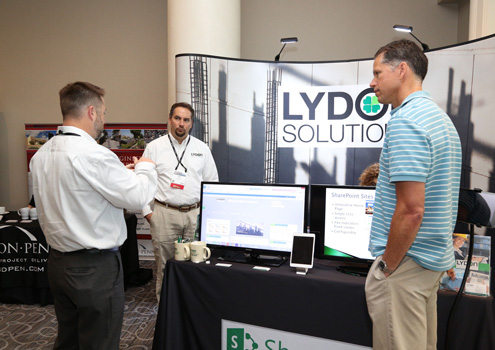  Rusty Ostboe, VP of Lydon Solutions, explaining mobile forms and workflow