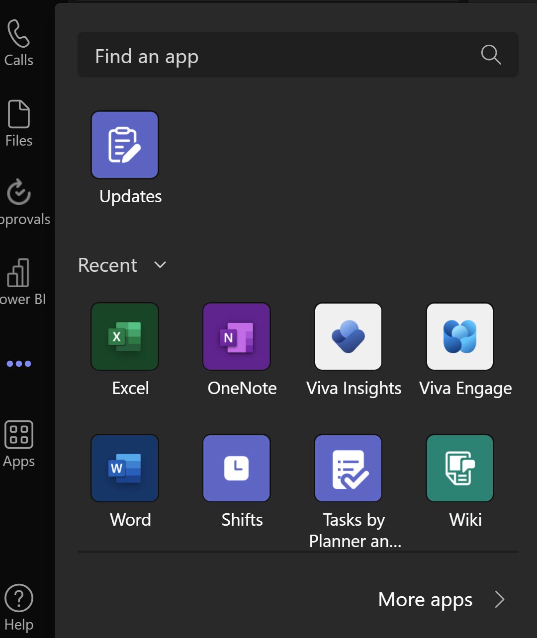 Manage the Updates app for your organization - Microsoft Teams