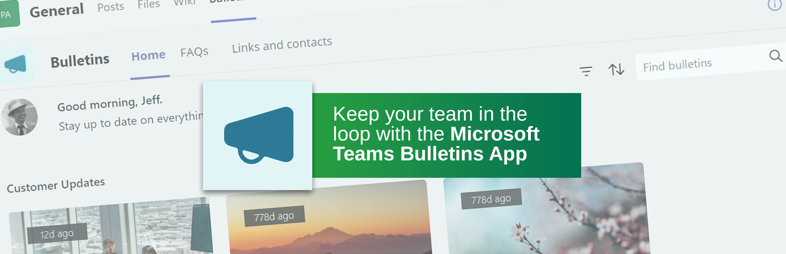 Microsoft Teams Bulletin App